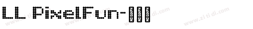 LL PixelFun字体转换